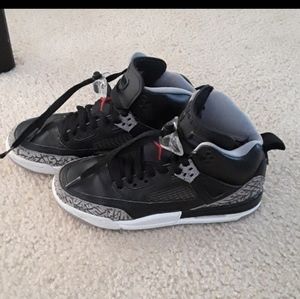 Jordan Spizike GS Black Cement Size4.5 317321-034 